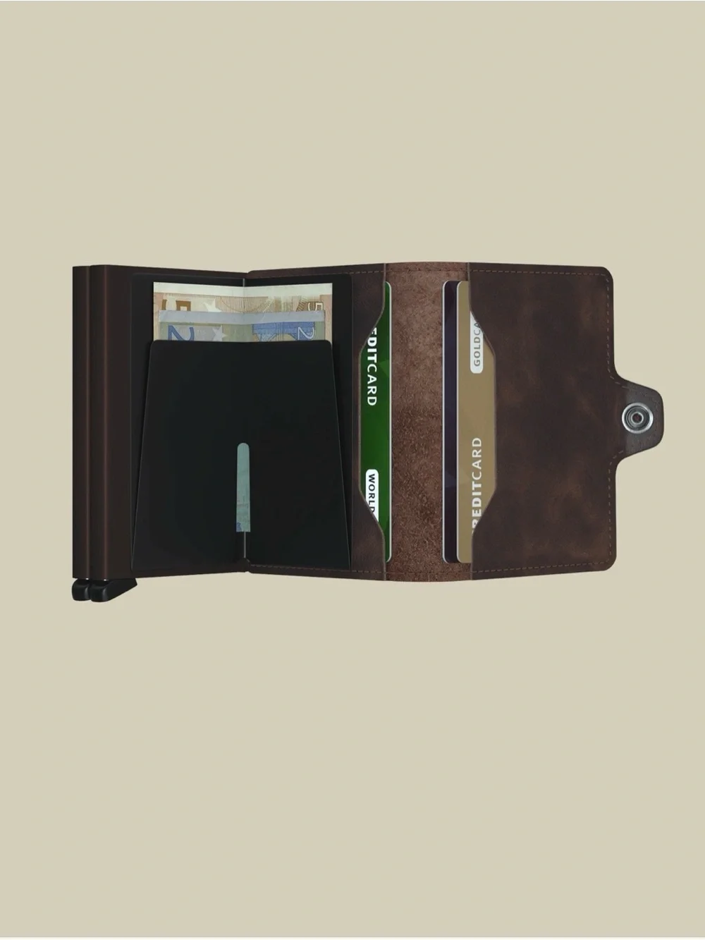 Secrid Twinwallet Vinatge Leather - chocolate - like new